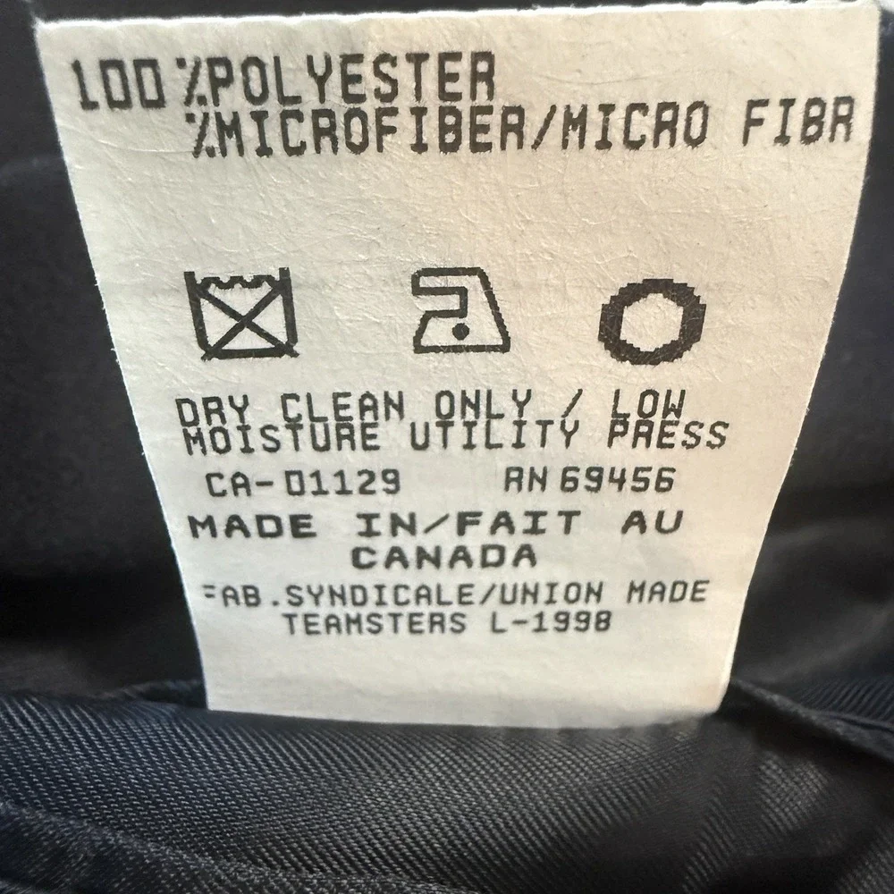 Vtg 98 Chaps Ralph Lauren Mens Black Micro Fiber Blazer‎ Sport Coat 46 R Union